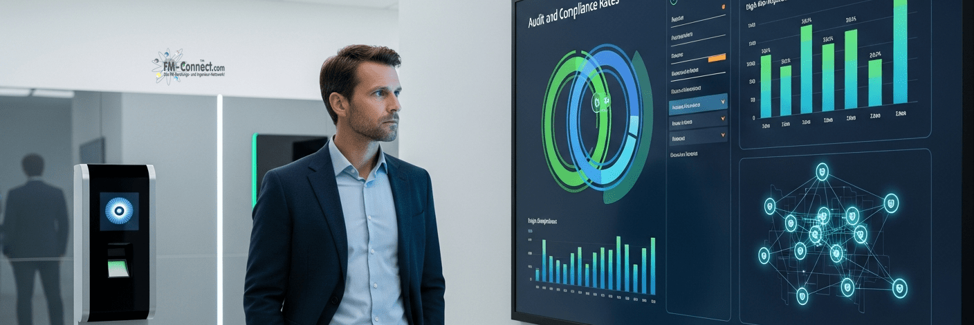 Darstellung der Audit- und Compliance-Quote in Zutrittskontrollprozessen
