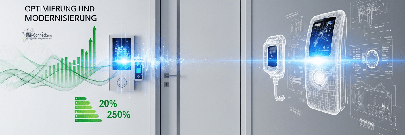 Darstellung von Optimierung und Modernisierung im Lebenszyklus von Zutrittskontrollsystemen