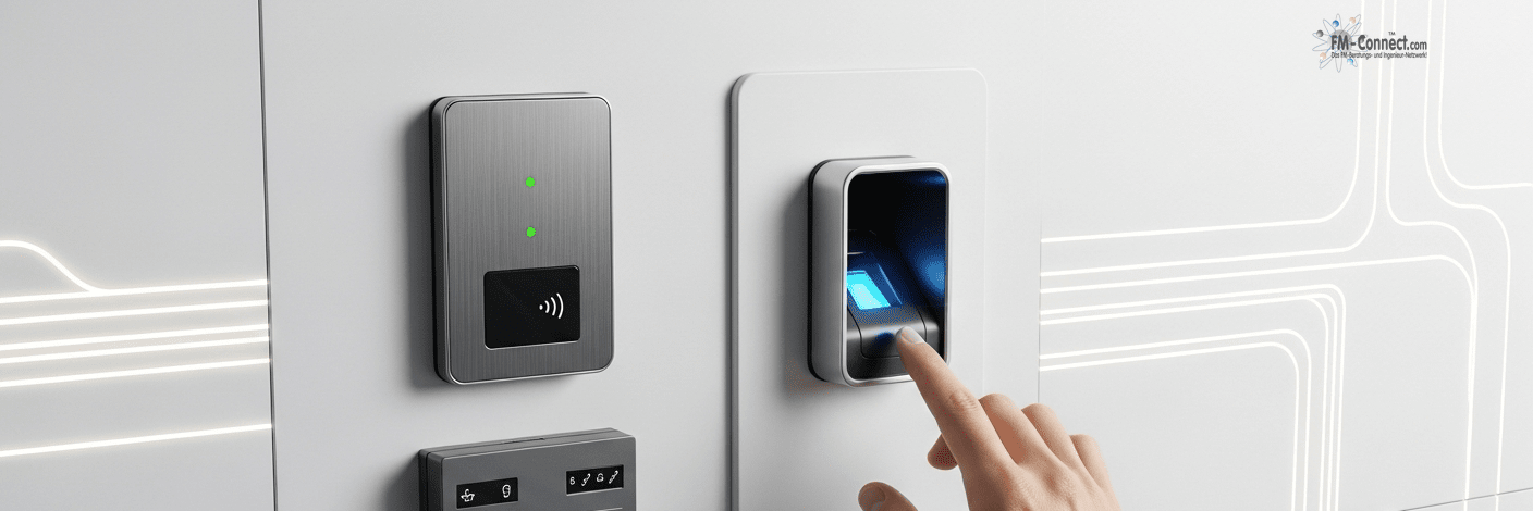 Systemarchitektur von Zutrittskontrollsystemen mit Komponenten, Schnittstellen und funktionalen Ebenen zur Steuerung und Überwachung von Zutritten