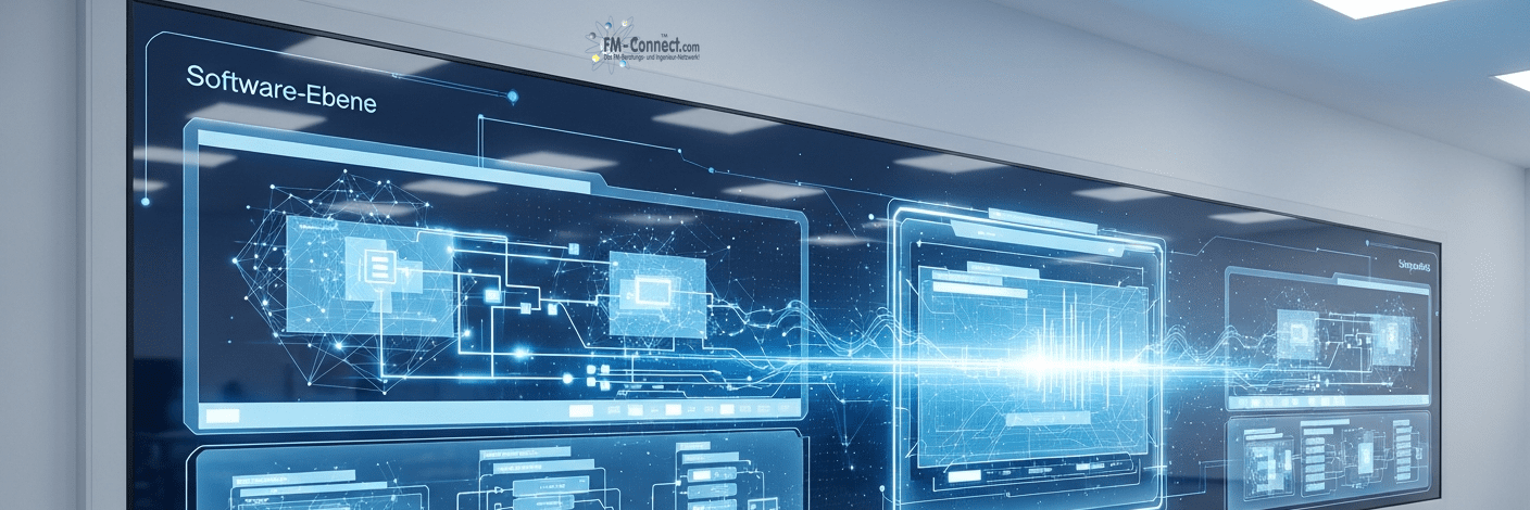Softwareebene zur Verwaltung von Zutrittsrechten, Daten und Systemfunktionen in Zutrittskontrollsystemen