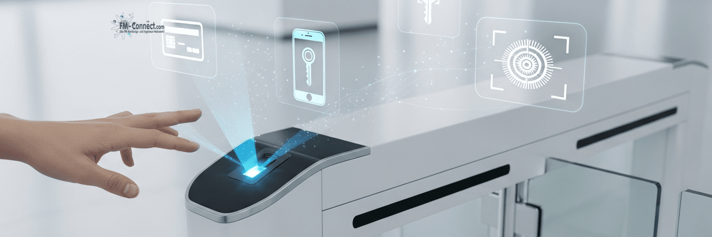 Authentifizierungsmethoden wie Karten, PIN und Biometrie zur sicheren Identifikation in Zutrittskontrollsystemen